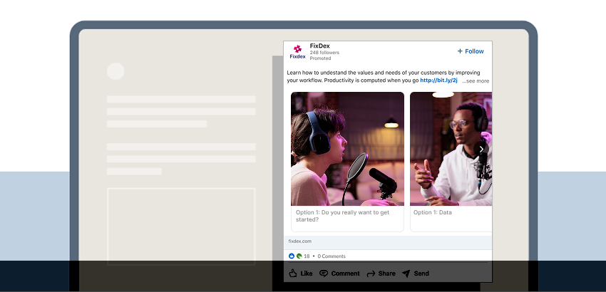 LinkedIn Advertising Guide: From Basics to Best Practices 3 Carousel Ads